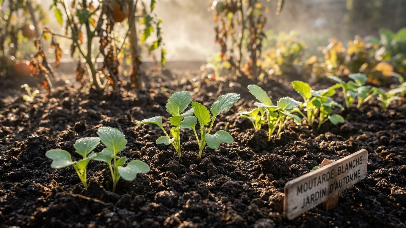 Moutarde engrais vert semis automne : la date limite à ne pas dépasser avant le gel