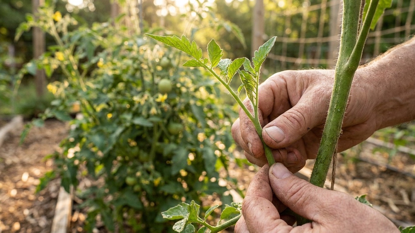 « Ne jette pas celui-là » : depuis qu'un maraîcher m'a montré ce qu'il fait des gourmands mi-août, mon pied mère peut s'ép...