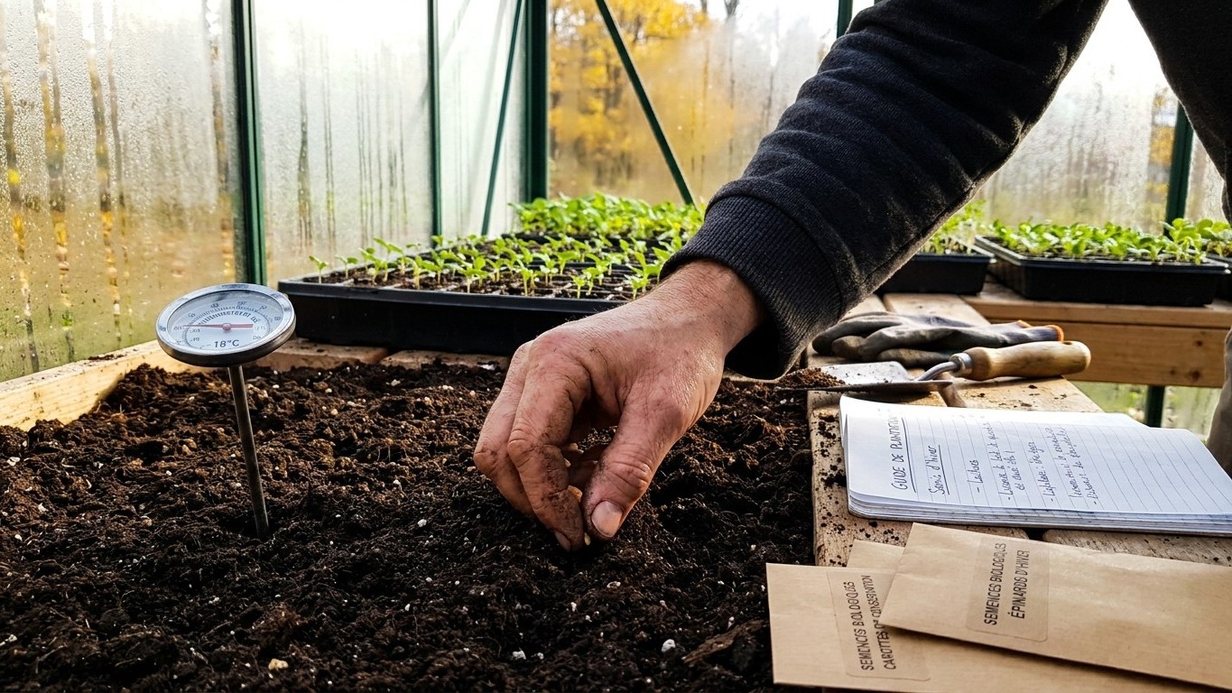 Période de plantation des légumes d'hiver sous serre : les 3 fenêtres à ne pas rater