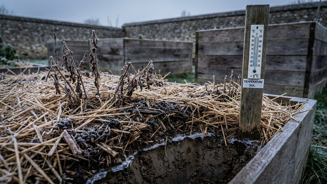 Protéger la terre du potager du gel : la technique des jardiniers du nord de la France