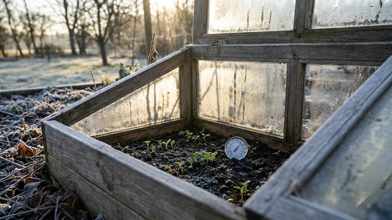 Quand semer sous châssis en hiver : le calendrier semaine par semaine d'octobre à février