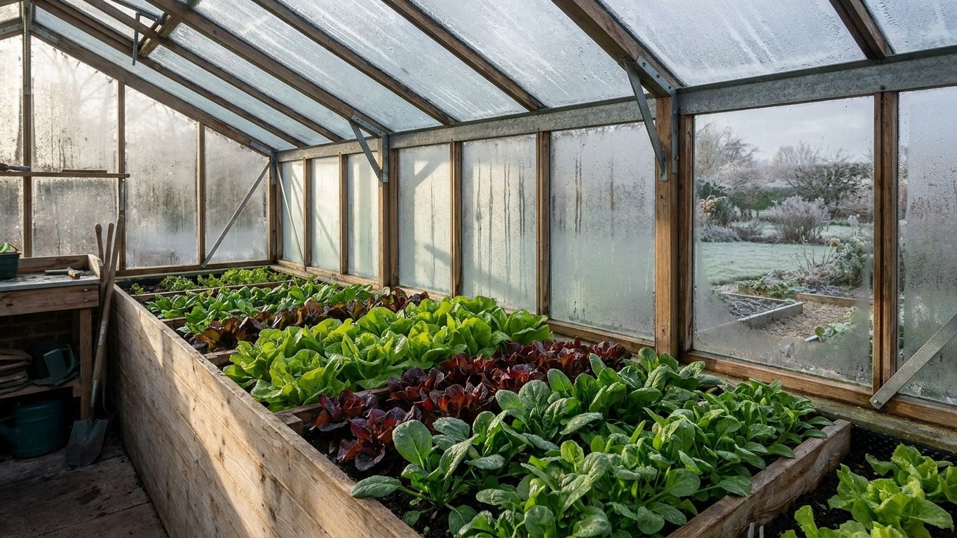 Quels légumes planter sous serre froide : la sélection qui tient de novembre à mars