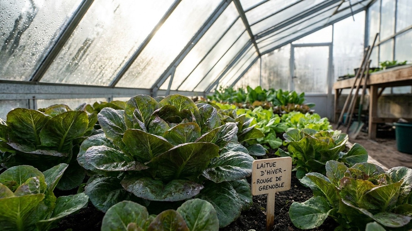 Salade d'hiver sous serre froide : 7 variétés qui ne montent pas en graine au froid