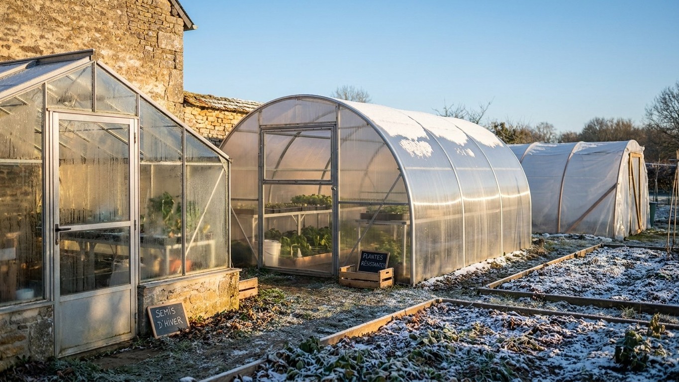 Serres froides : les 5 modèles les plus utilisés par les jardiniers en hiver