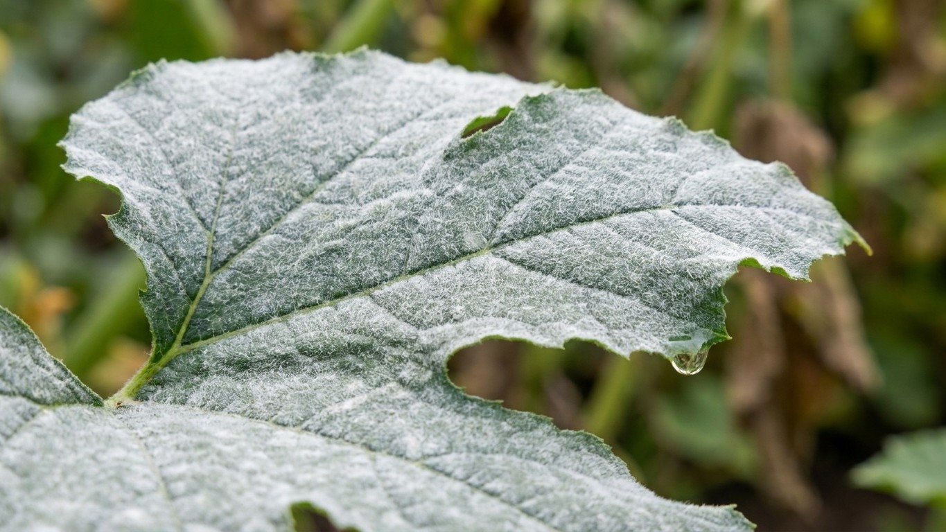 Si un feutre blanc recouvre vos feuilles de courgettes en août, ce n'est pas la rosée : et arroser sur le feuillage serait...