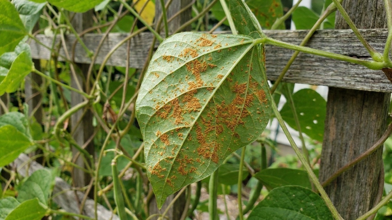 Si vos haricots à rames se piquent de taches orangées en août, ce n'est pas la chaleur : et laisser le feuillage palissé s...