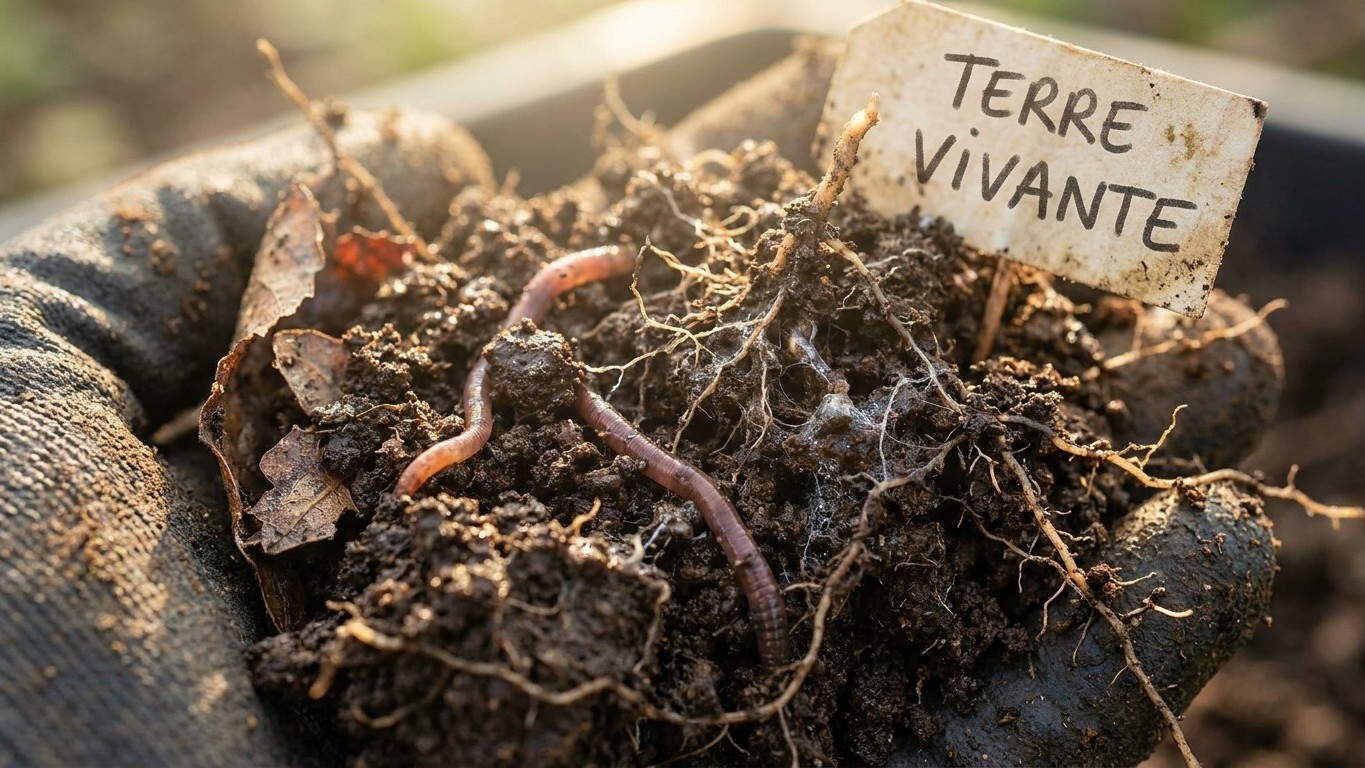 Sol vivant potager permaculture : comment nourrir les 200 millions de micro-organismes au m²