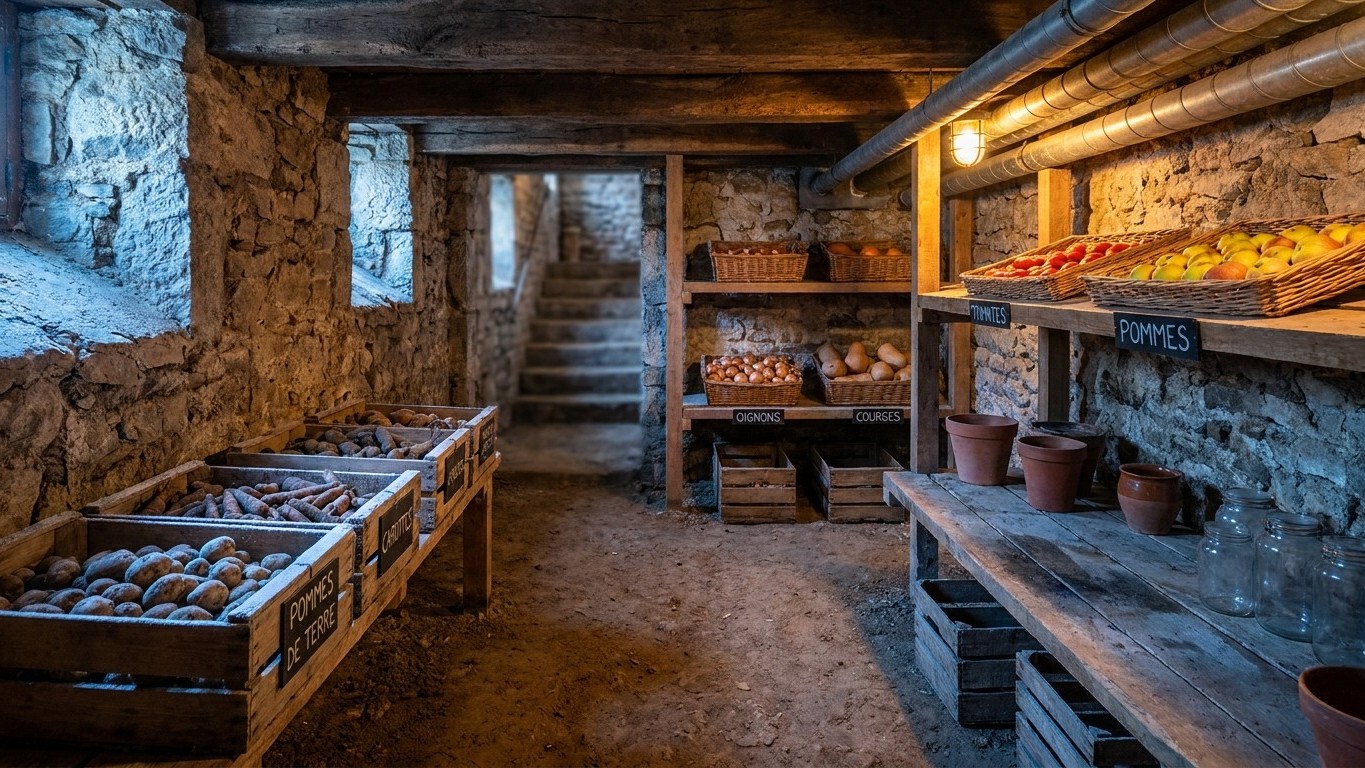 Comment conserver ses légumes en cave l'hiver : la méthode des 3 zones de température qui change tout