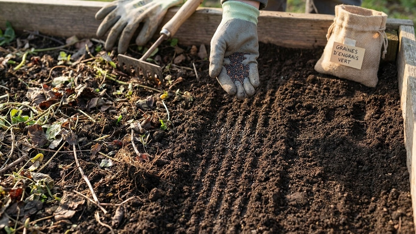 Comment semer un engrais vert au potager : la technique en 4 étapes pour une levée réussie