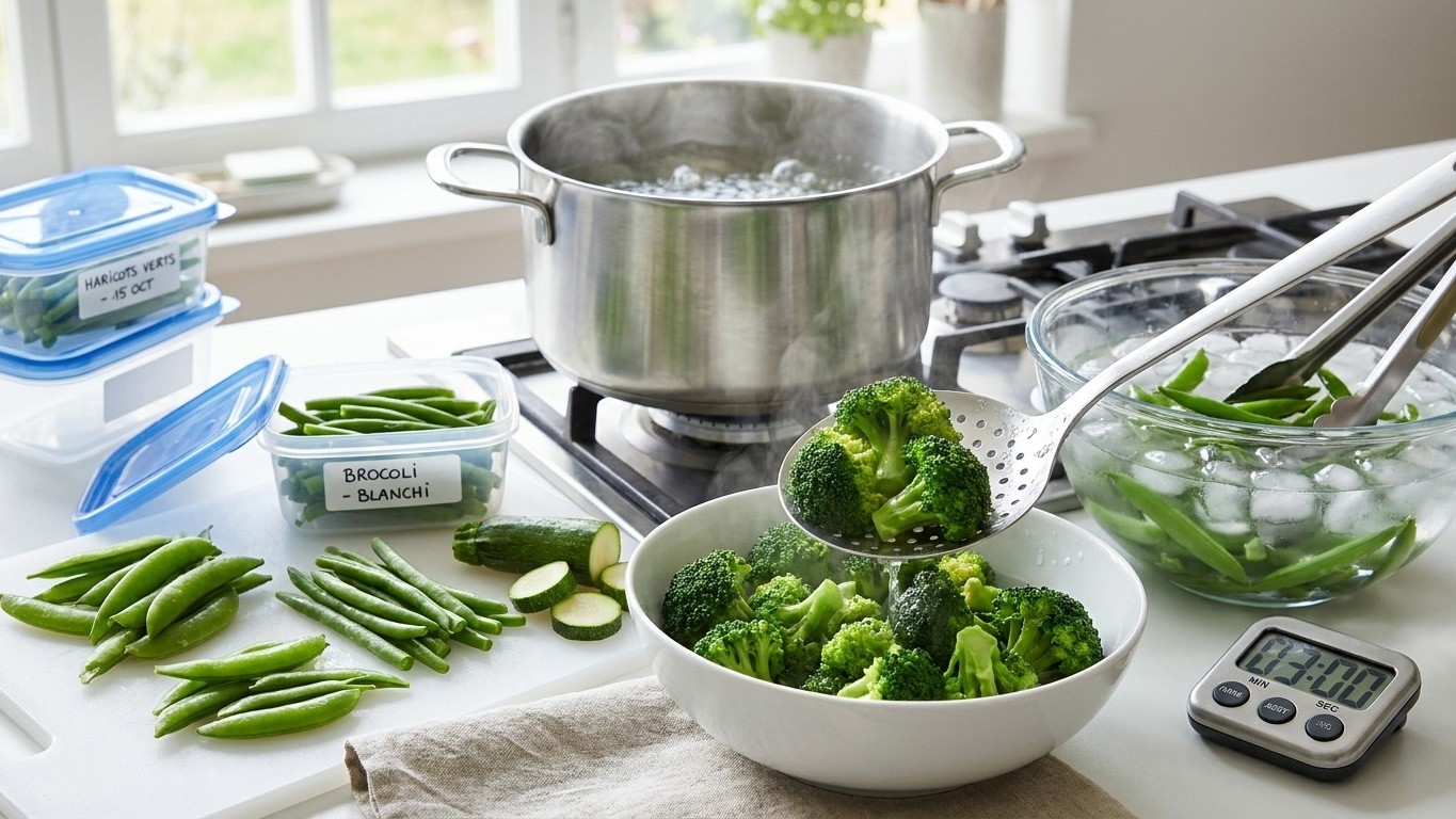 Congeler les légumes du potager pour l'hiver : la méthode qui préserve goût et texture