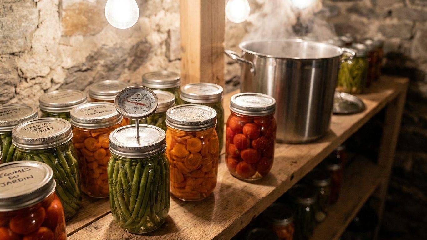 Conserver les légumes du potager en bocaux l'hiver : la stérilisation qui garantit zéro perte