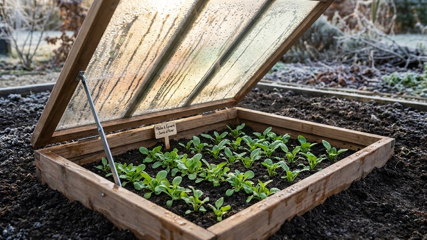 Dimensions d'un châssis froid : la taille qui change tout pour la mâche et les épinards
