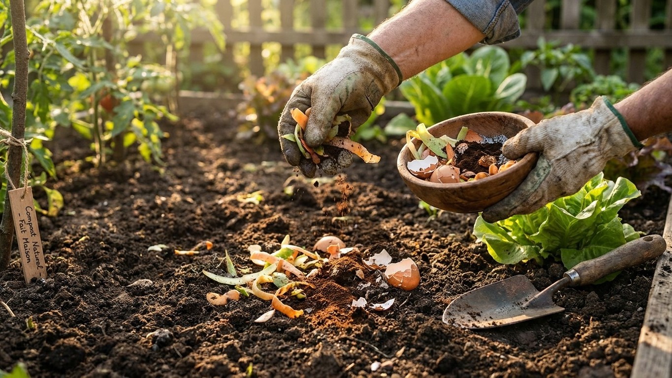 Enrichir la terre du potager naturellement : 5 solutions gratuites que vous avez déjà chez vous