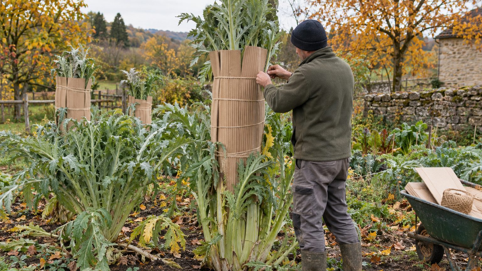 Fini les cardons verts et amers qui terminent au compost : le geste des maraîchers à faire trois semaines avant l'arrachage
