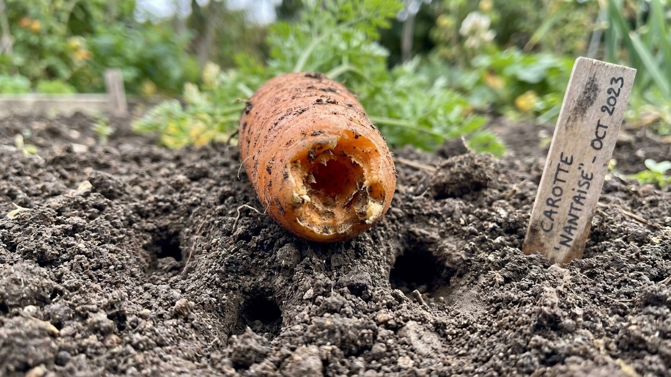 « Je pensais avoir une taupe dans le potager » : pourquoi mes carottes se vident par en dessous depuis octobre
