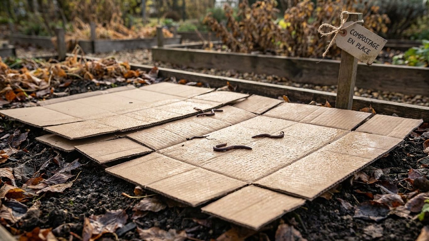 Les anciens couvraient toujours leurs planches vides d'un carton brun avant la mi-octobre et ce n'était pas pour protéger ...