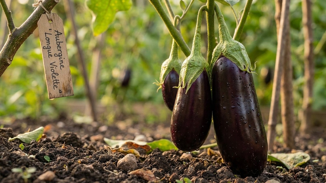 Les anciens pinçaient toujours les dernières fleurs d'aubergine à la mi-septembre : le plant le rappelle dès les premières...