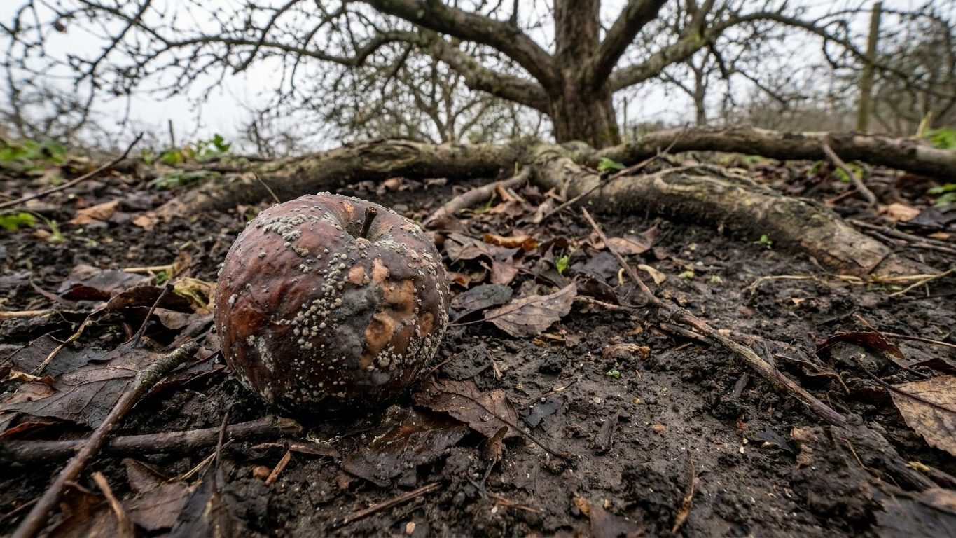 Pourquoi les arboriculteurs ne laissent jamais une pomme tombée au sol après septembre : ce qui s'installe sous l'arbre fi...