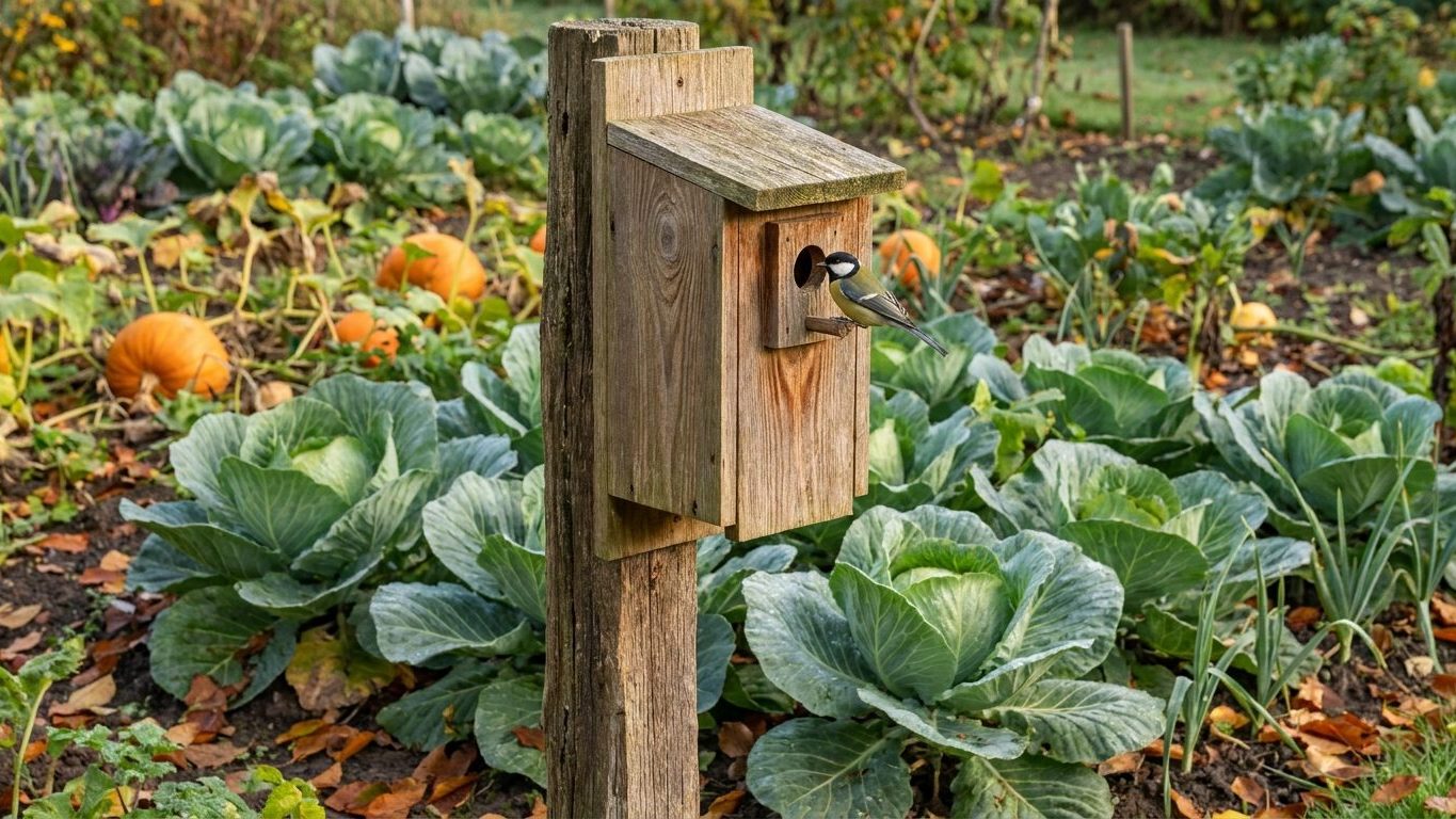 Pourquoi les maraîchers posent toujours leur nichoir à mésanges en octobre et jamais au printemps : ce qui s'y installe l'...