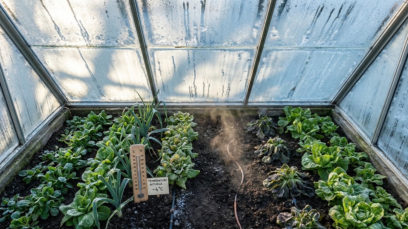 Serre froide sans chauffage : jusqu'à quelle température vos légumes survivent-ils vraiment