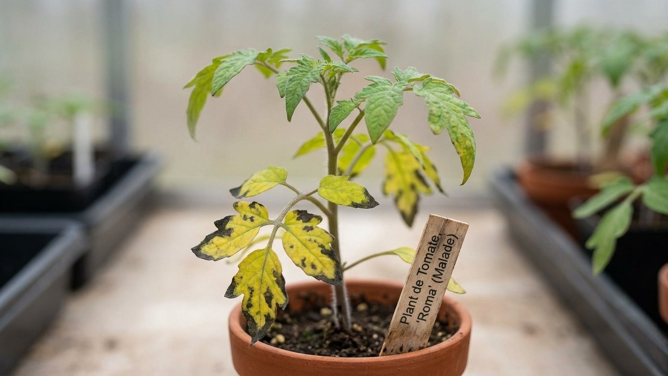 Si vos semis de tomates jaunissent et se tachent trois semaines après la levée, ce n'est pas le terreau : c'est ce qui est...