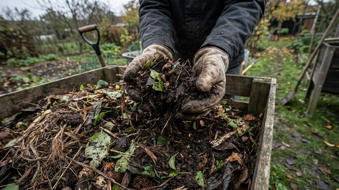 Si votre compost a cessé de fumer après l'apport de feuilles mortes, ce n'est pas le froid : et rajouter de l'eau serait l...