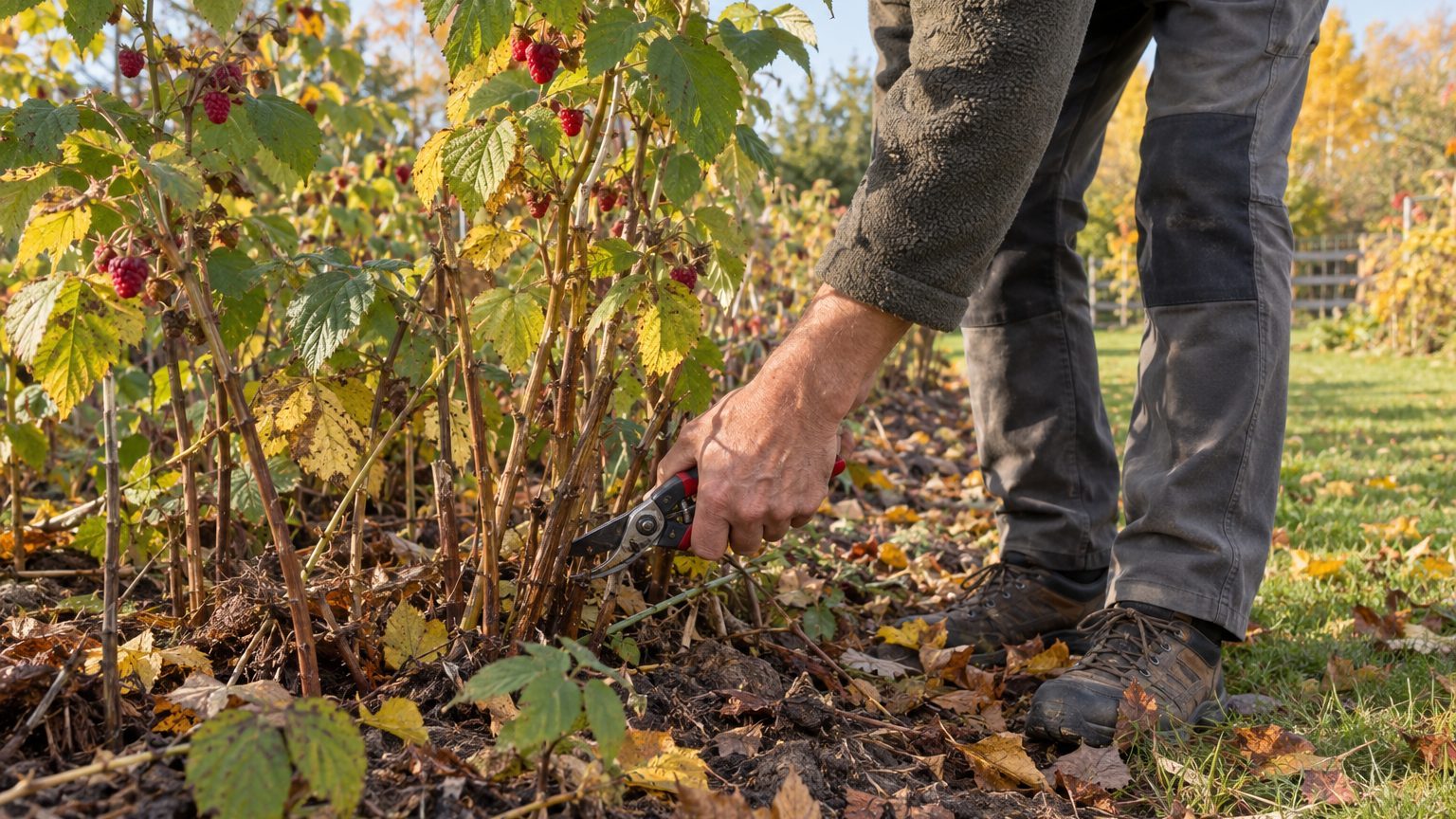 Tout le monde laisse ses framboisiers tranquilles une fois les fruits cueillis : chez les producteurs, c'est à ce moment-l...