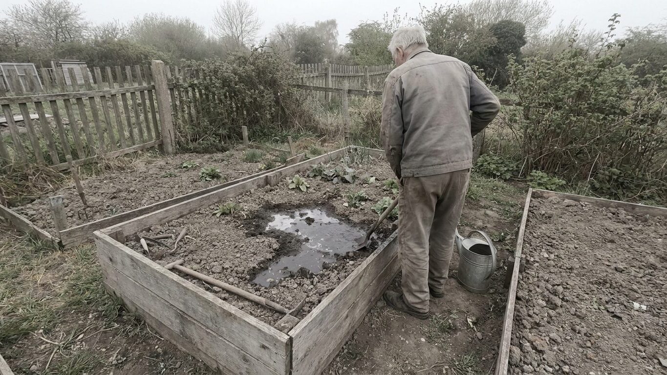 Versez un verre d'eau au milieu de votre carré potager et regardez où elle part : c'est le test que les maraîchers font en...