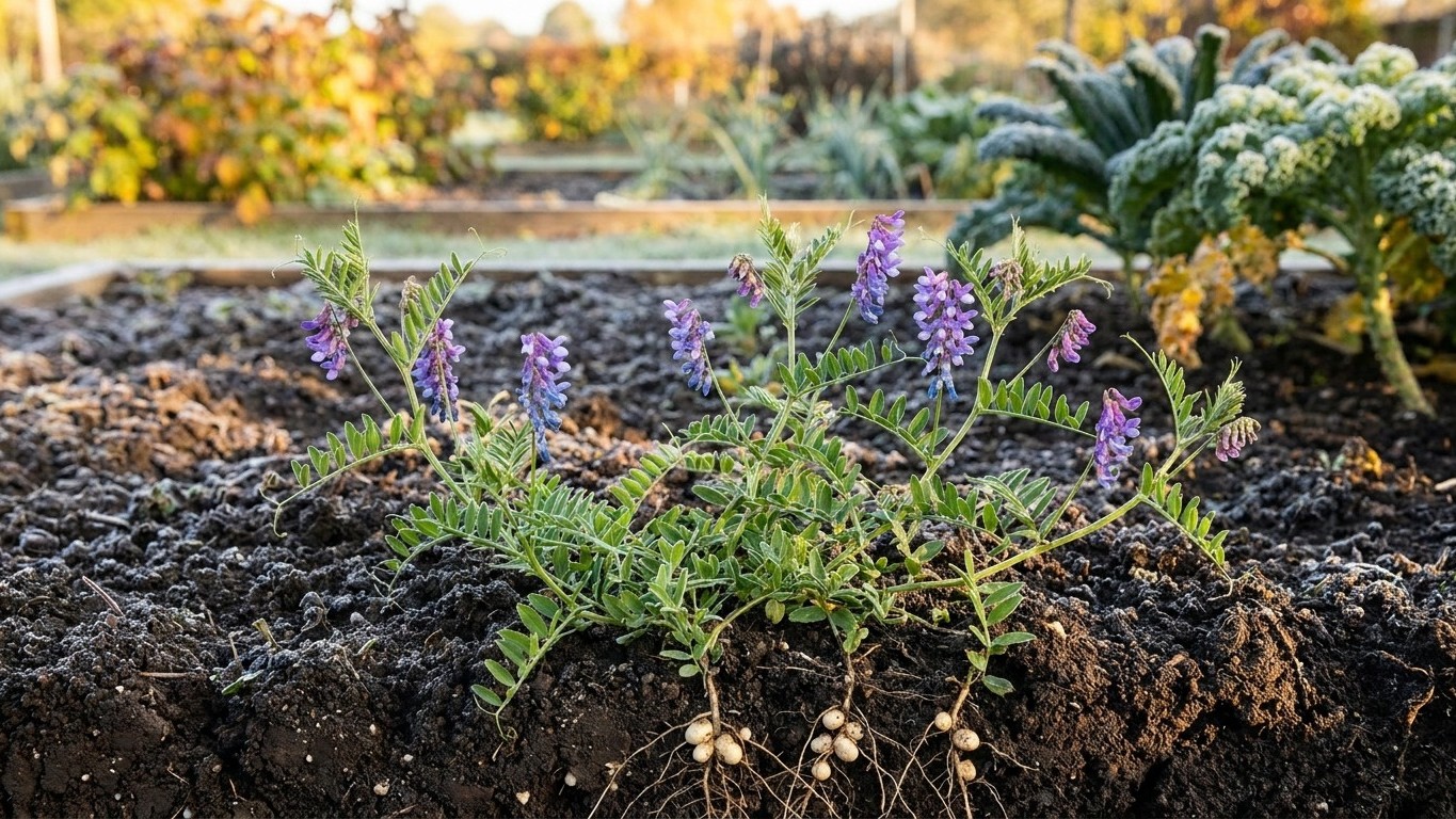 Vesce et engrais vert hivernal : l'allié azote que les jardiniers oublient trop souvent