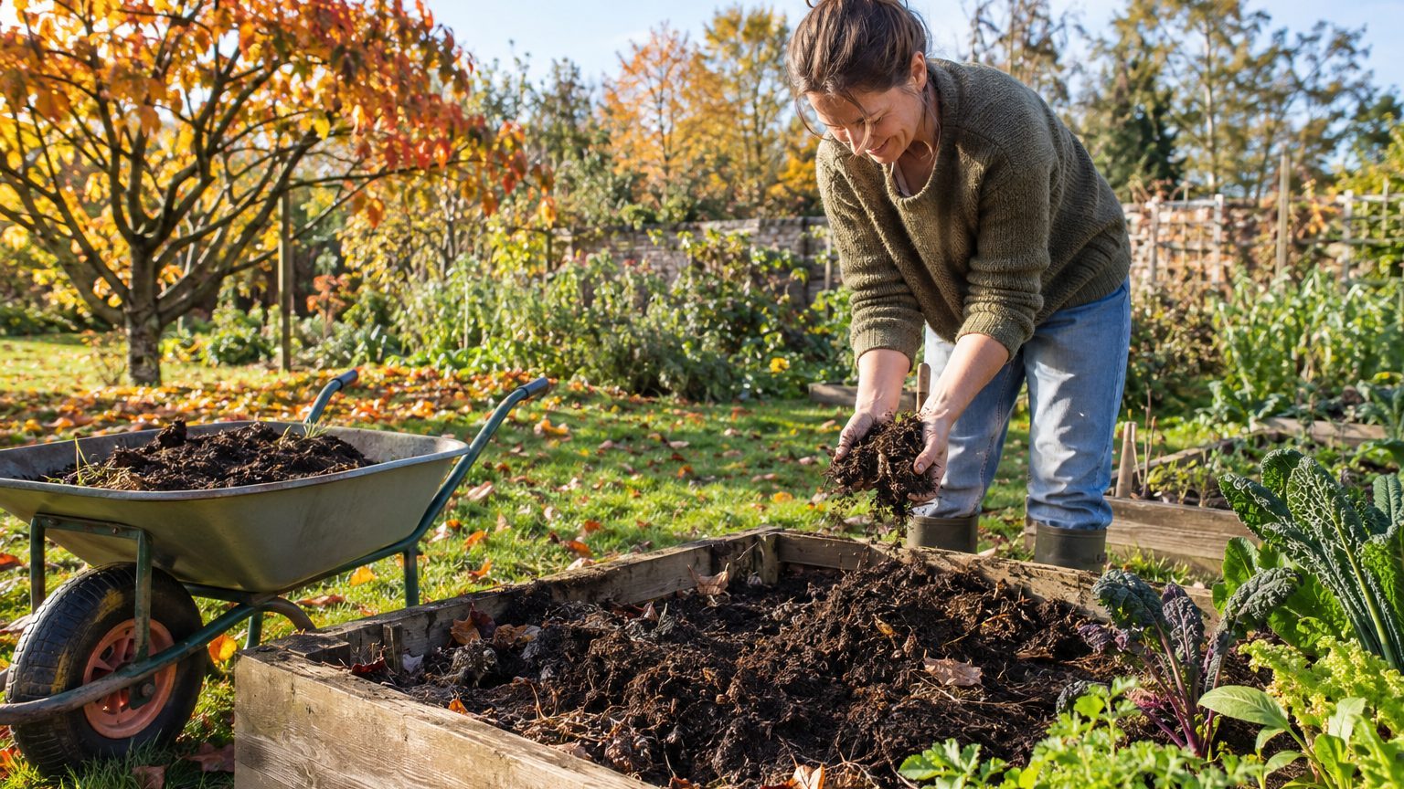 Amendement potager : compost, fumier, BRF, comment bien nourrir son sol
