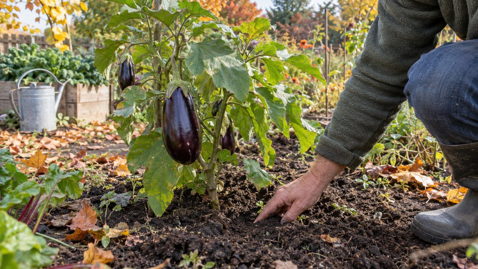 Arrosage des aubergines : combien d'eau et à quel rythme