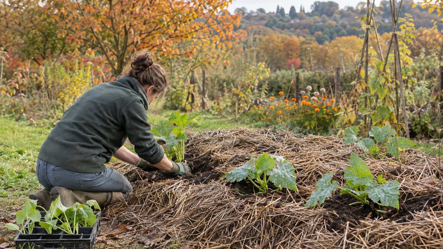 Butte de permaculture : construction, avantages et erreurs à éviter