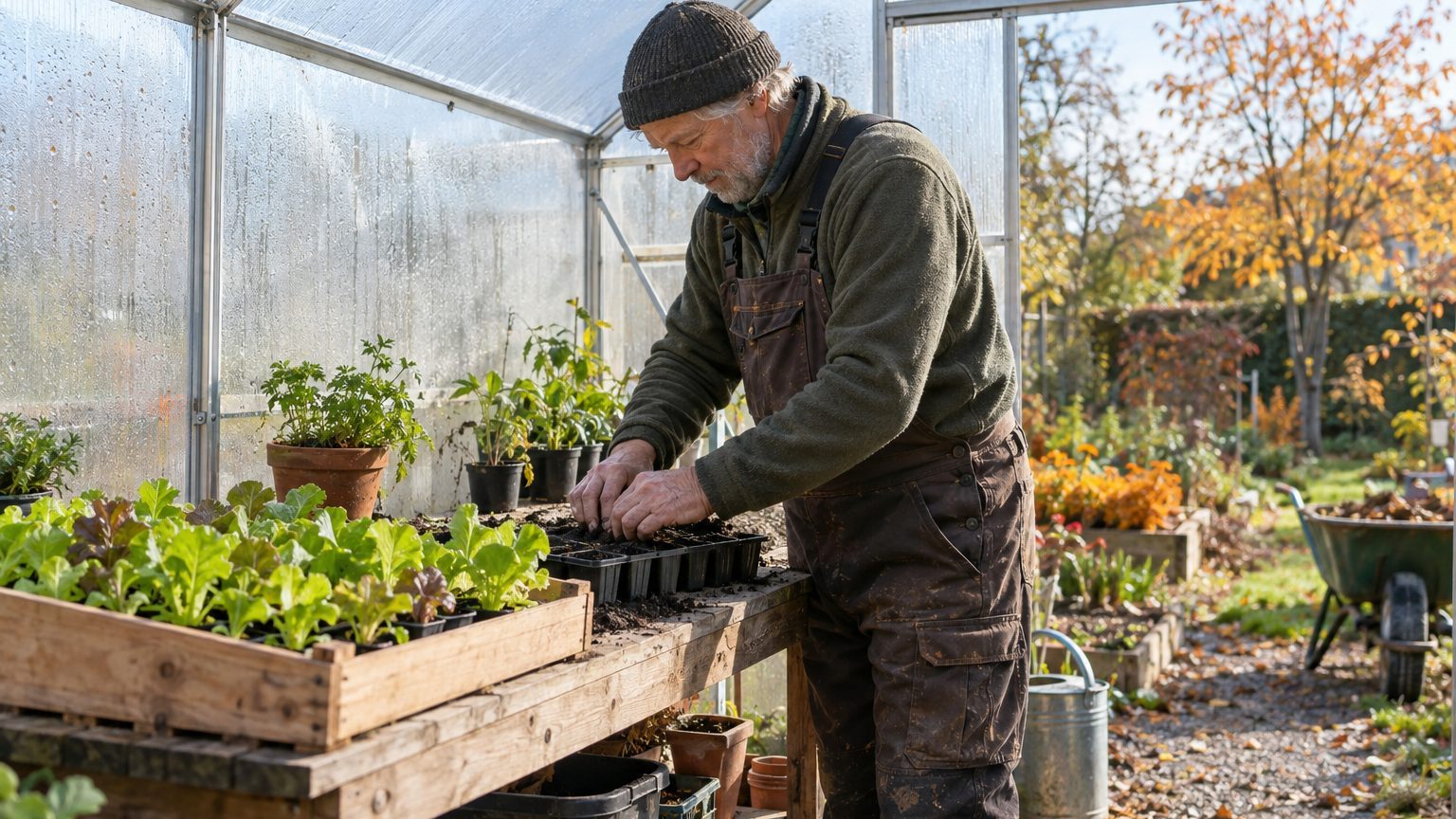Calendrier de plantation sous serre : semer et récolter toute l'année