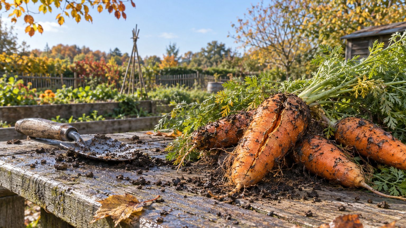 Carottes qui se fendent : causes et solutions pour un potager réussi