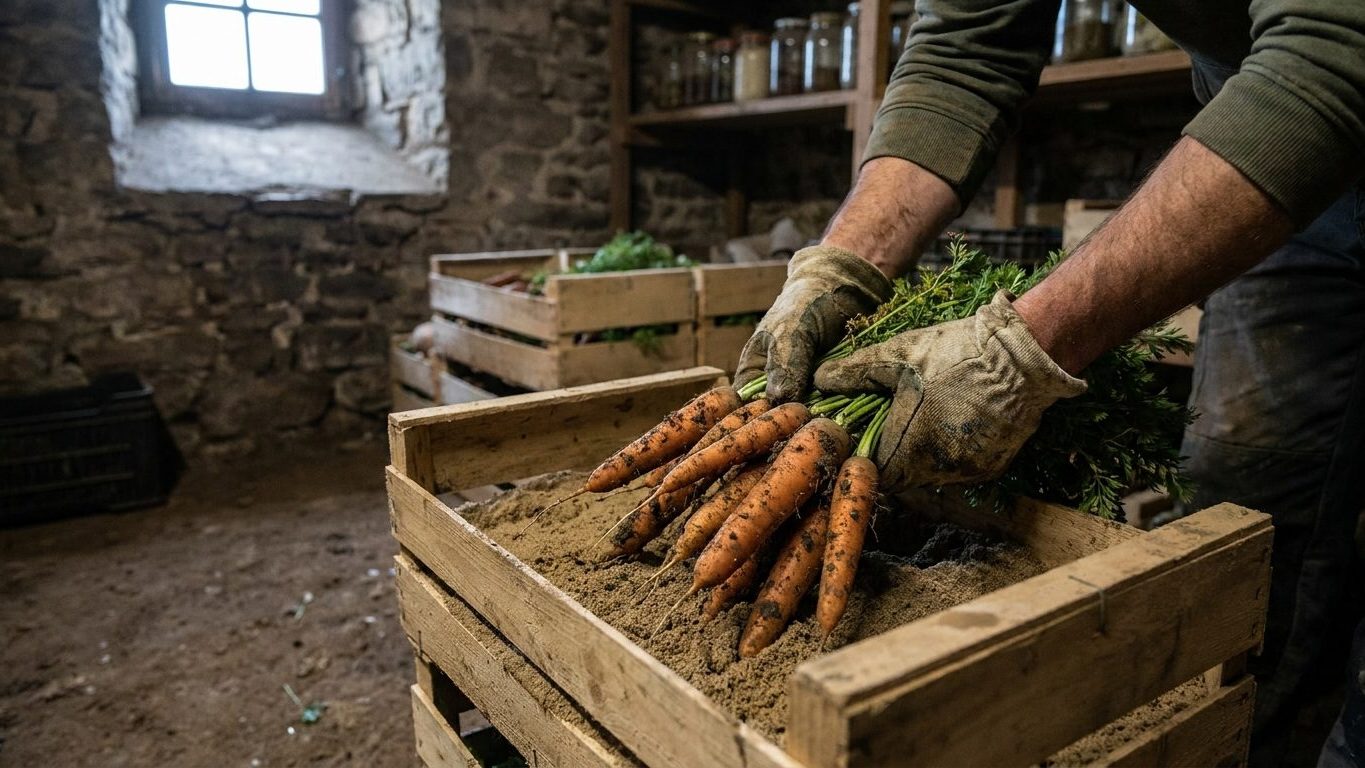 Cave à légumes : conserver les récoltes tout l'hiver