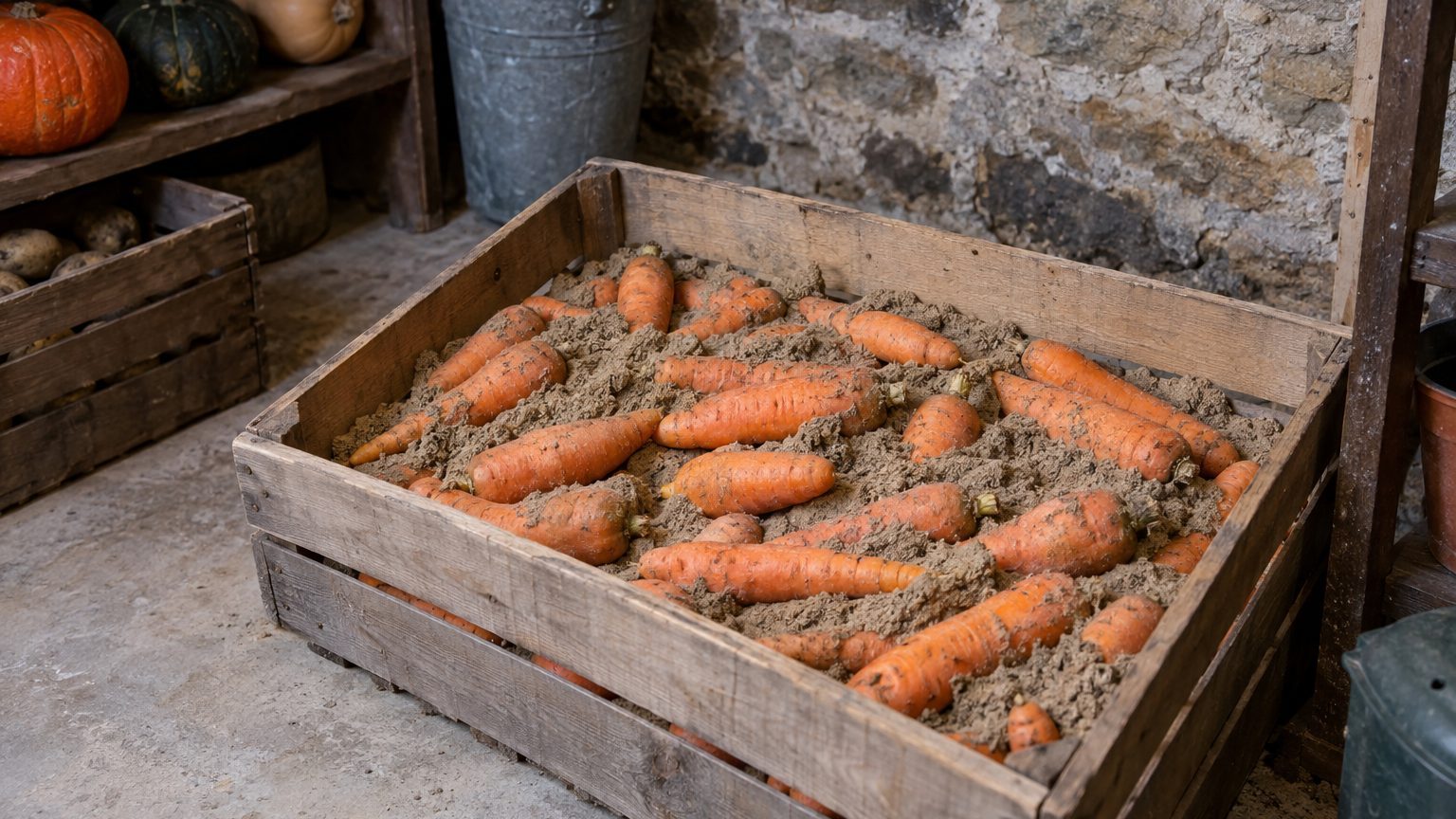 Conserver des carottes dans le sable : préparation, type de sable, contenant et durée de conservation