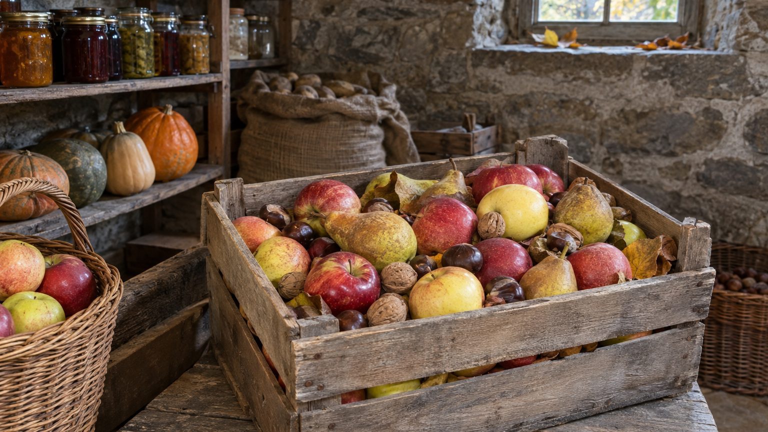 Conserver pommes et poires tout l'hiver : le guide