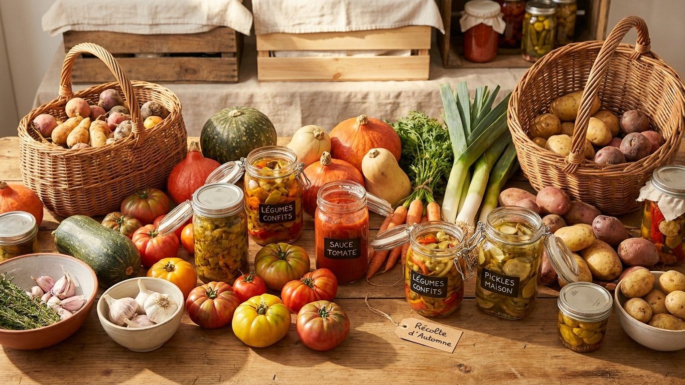 Conserver ses récoltes du potager pour l'hiver : le guide complet