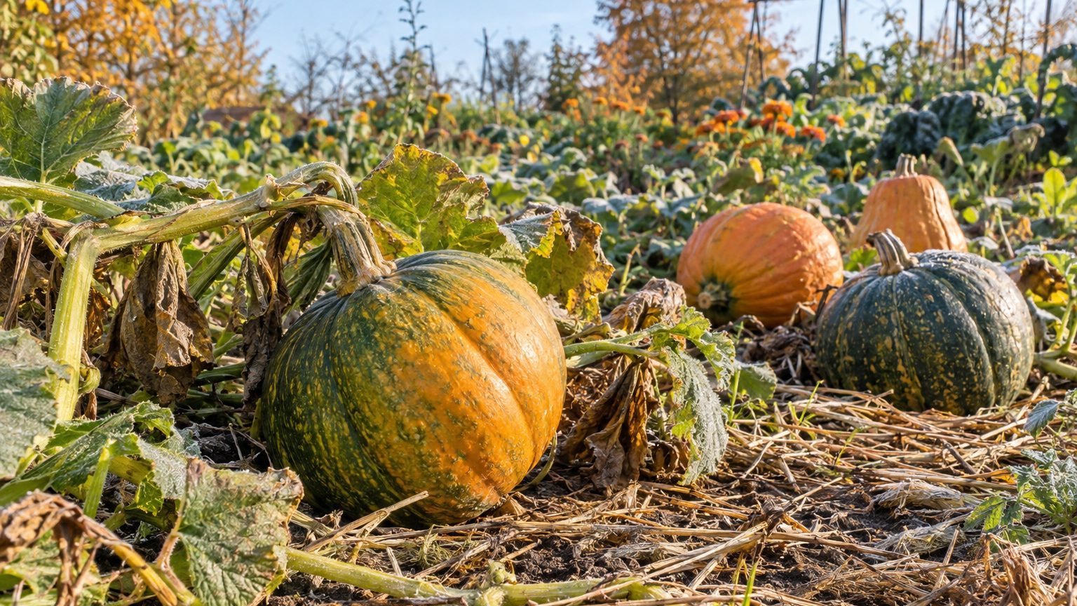 Courge cueillie trop tôt ou surprise par le gel : la sauver ou non