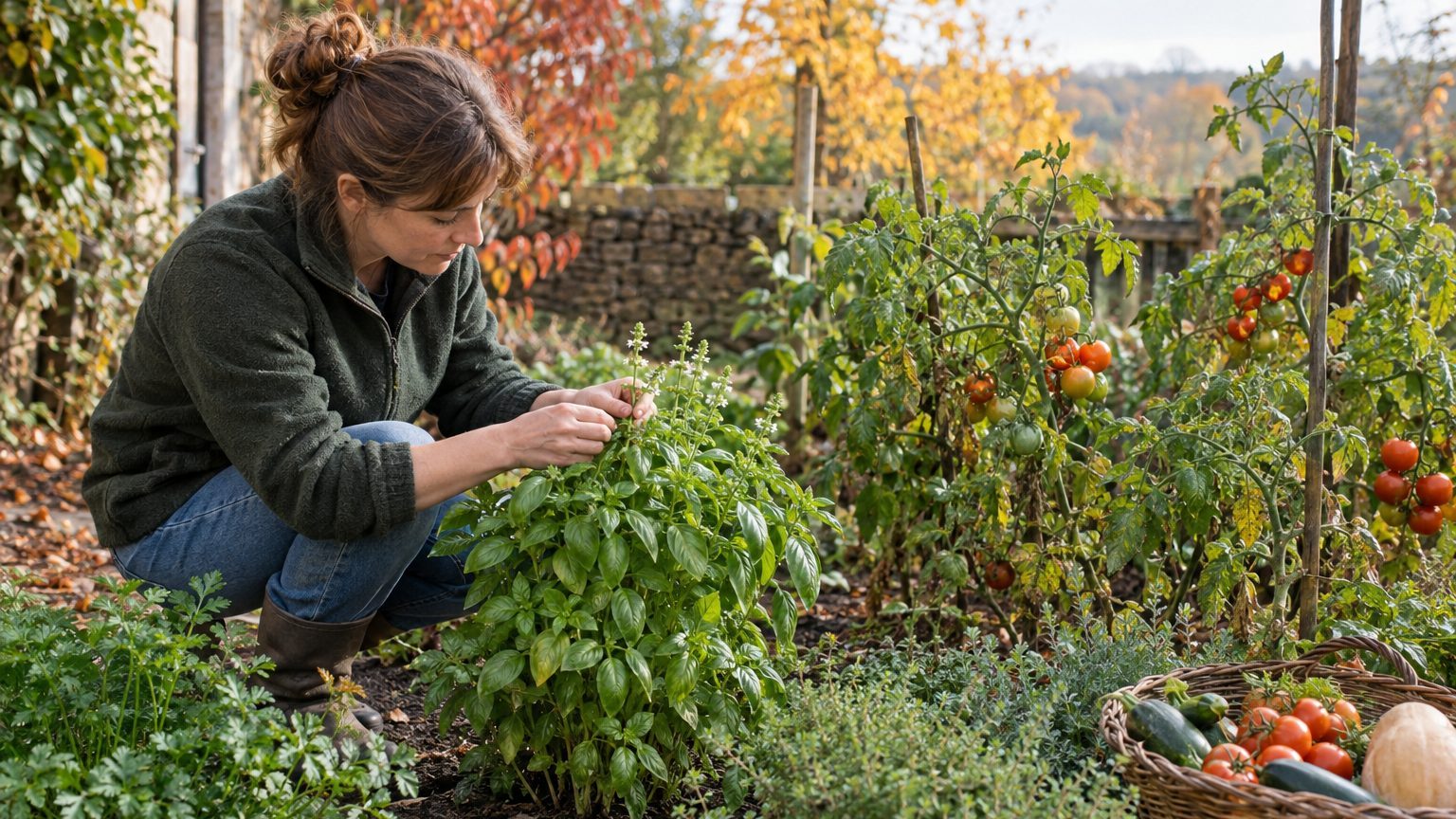 Fleurs de basilic : faut-il les pincer ou les garder ?
