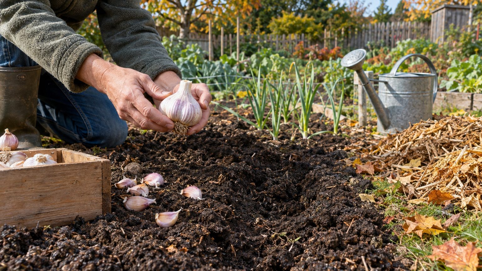 Grosses têtes d'ail : engrais en g/m², arrosage et gestes clés