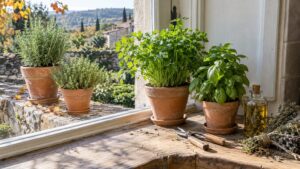 Basilic, persil et aromatiques en hiver : les garder jusqu'au printemps