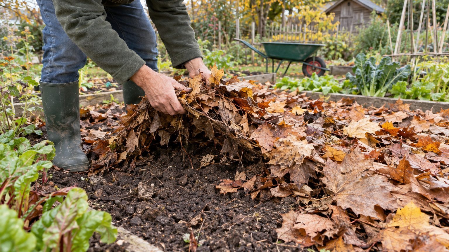 « Je pensais nourrir mon potager en étalant les feuilles de mon platane sur les planches en octobre » : pourquoi la terre ...