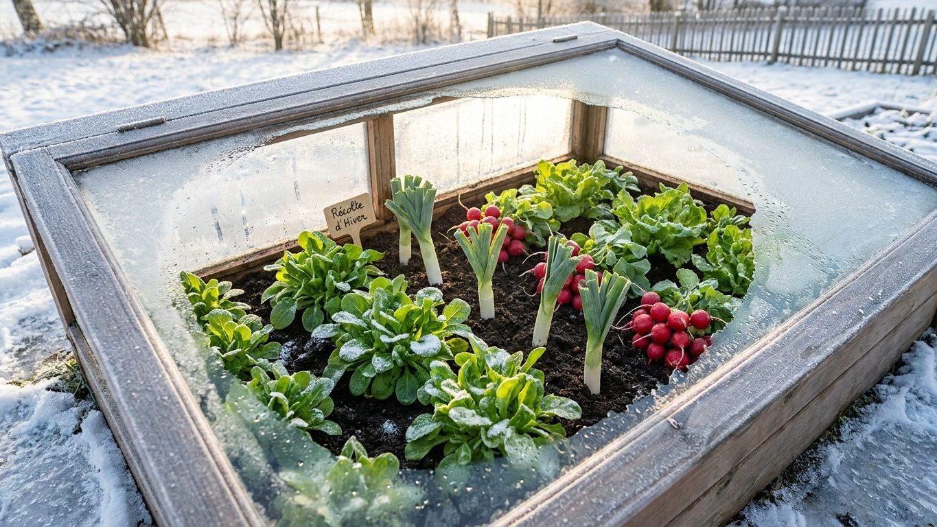 Légumes d'hiver sous serre froide et châssis : le guide complet