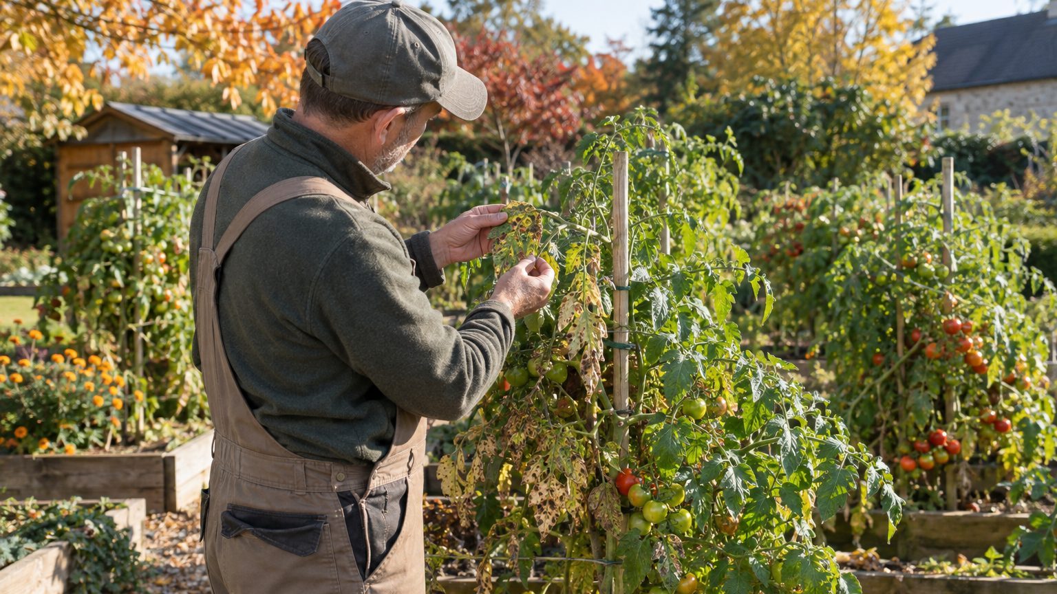 Mildiou de la tomate et sol contaminé : peut-on replanter au même endroit, et que faire des plants malades