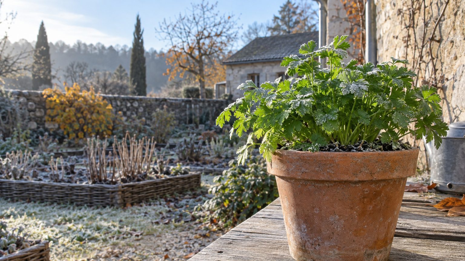 Persil en hiver : dehors, en pot ou à l'intérieur ?