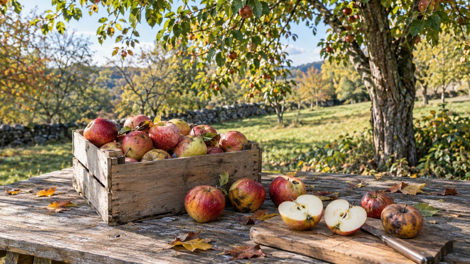 Pommes tombées avant maturité : les manger, les cuire ou les jeter ?