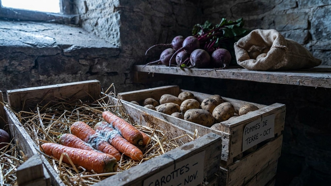 Pourquoi mes légumes pourrissent en conservation : les 5 erreurs d'humidité qui gâchent tout