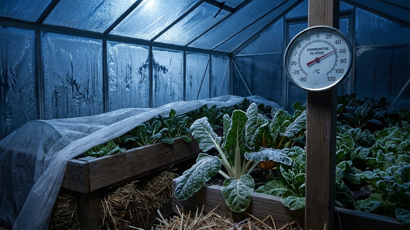 Protéger les légumes du gel sous serre froide : les solutions qui tiennent à -10°C
