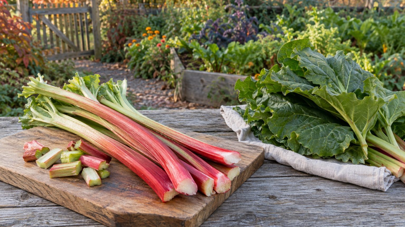 Rhubarbe : toxicité et inconvénients : combien de tiges manger sans risque